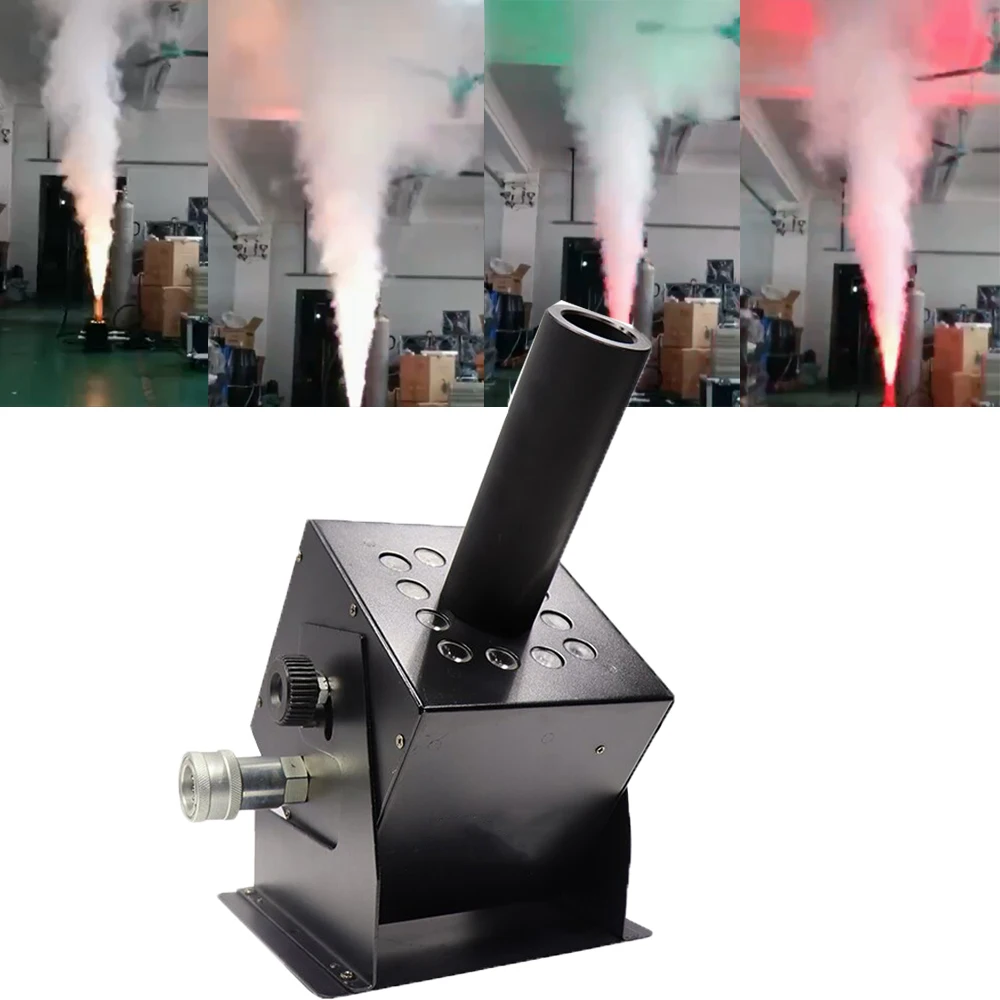 Large LED CO2 Jet Machine DMX Carbon Dioxide Gas Column Stage Effect Machine 6M Height for Wedding Nightclub Party