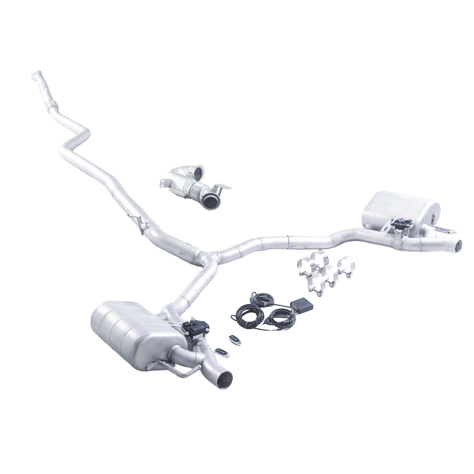 

GFC is applicable to the Mercedes-Benz AMG GT50 3.0T M256 X290 downspout +Catback with valve exhaust system from 2021 to 2025