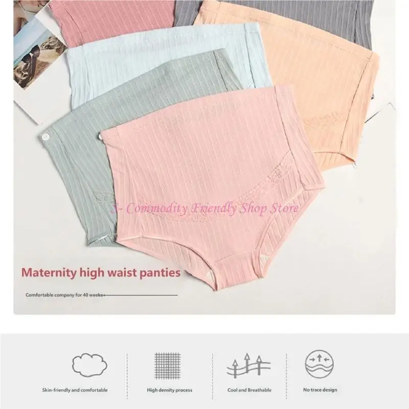 85AE Supportive Maternity Underpants Breathable Fabric for Daily Use During Pregnancy