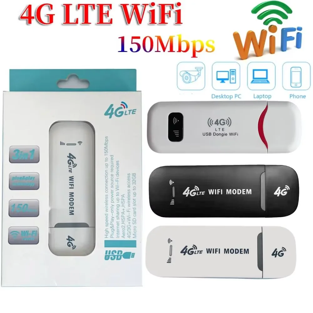 

Маршрутизатор 4G LTE, 150 Мбит/с, повторитель Wi-Fi, усилитель сигнала, сетевой расширитель, мобильная точка доступа, карманный беспроводной модем Mifi, слот для SIM-карты