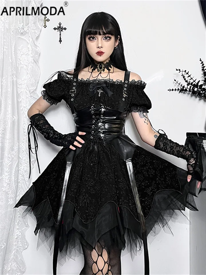 Body line y2k Gothic lolita dress バッスル S1d5ee03093414e989a3f796b510c1