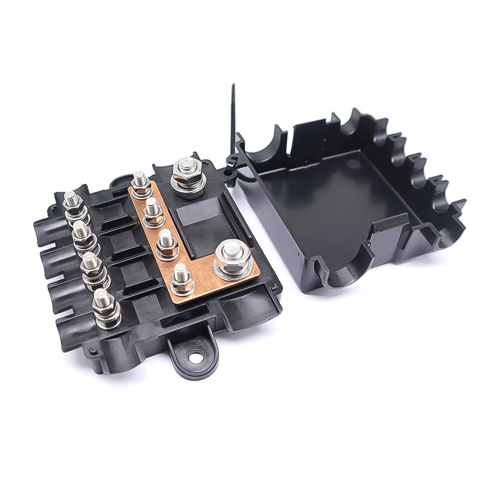 1Mega Fuse And 4Midi Fuses Holder Built-in Busbar Allows For Even Current Distribution  For ACROSS Multiple Outlets