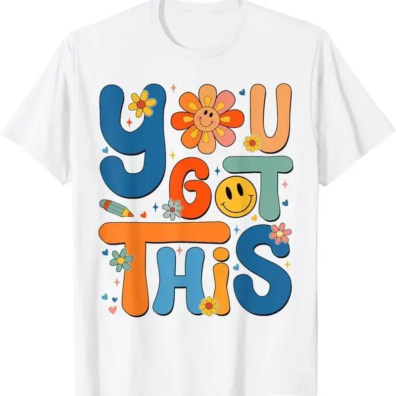 You Got This Testing Day Groovy Motivational Teacher Student T Shirt