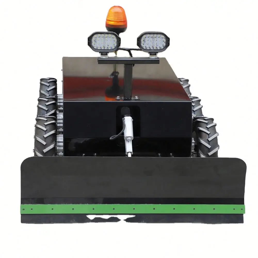 Remote Control Electric Robot Snow Plow Shovel Blower Machine Pusher Snow Plow Truck Snow Blower Robot