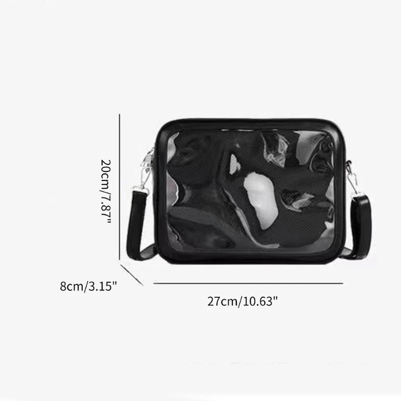 Cute-Lolita Purse-Satchel Girl Ita Bag Women Transparent Crossbody Bag
