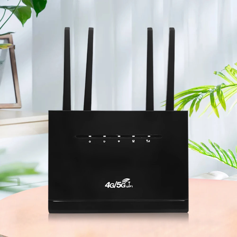 4G CPE Router Wireless Modem 300Mbps with SIM Card Slot WIFI Router Modem RJ45 WAN LAN Wireless Internet Router for Home/Office