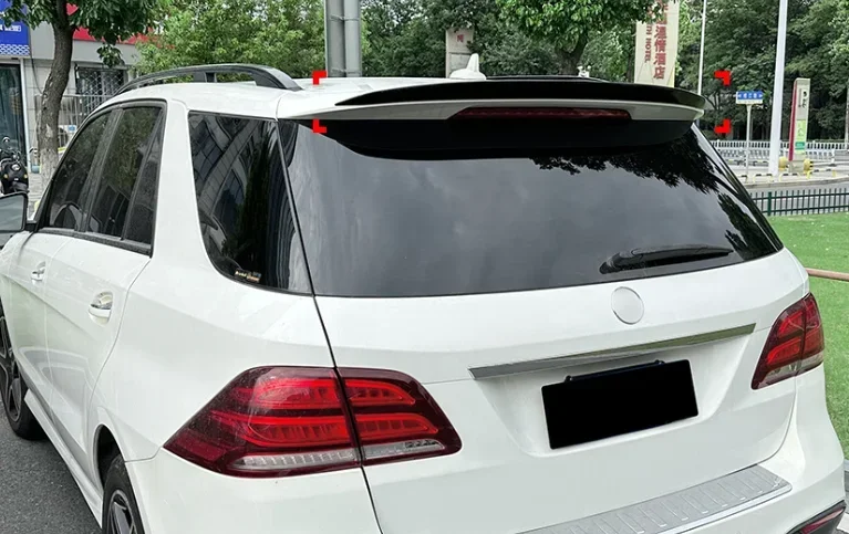 For Mercedes Benz ML GLE Class W166 2012-2019 Rear Spoiler Wing Modification Part Car Rear Roof Spoiler Wing Car Accessories