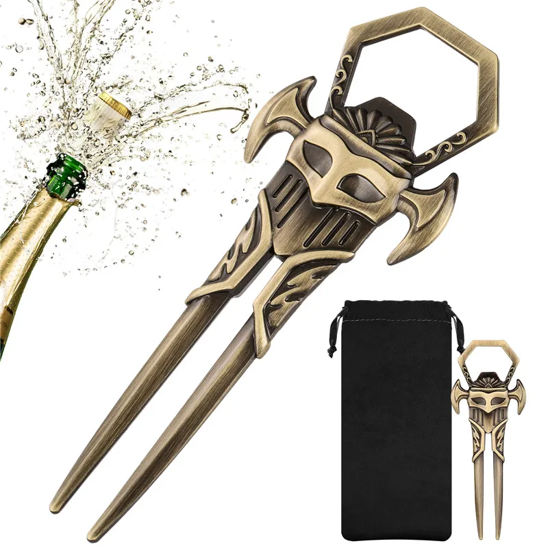 Creative Golf Divot Repair Tool Shape Beer Bottle Opener Metal Corkscrew for Party Club Kitchen Bar Accessory for Wedding Set