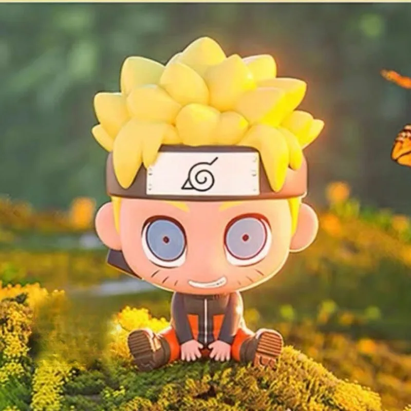 National Version Naruto Figurine Cartoon Uzumaki Naruto Model Desktop Ornament Sitting Blind Box Holiday Gift Anime Merchandise