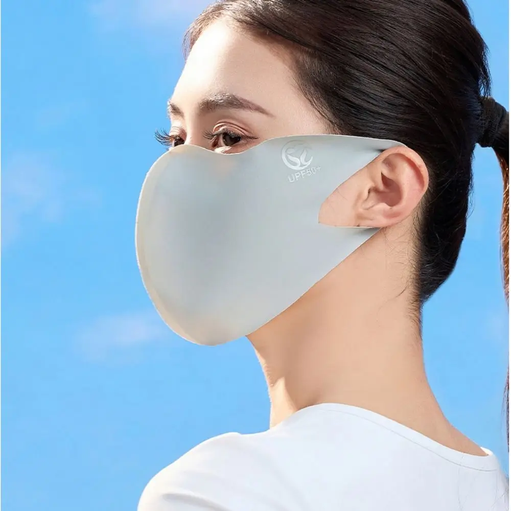 

Adjustable Sunscreen Face Scarf Ice Silk Mask Summer Face Mask Face Cover Eye Protection Sunscreen Veil Face Gini Mask Fishing