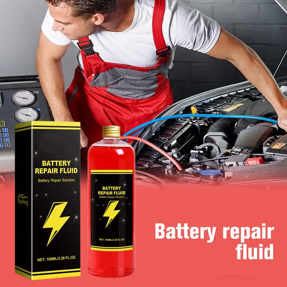 100ml Battery Repair Fluid For Car Safe Repair Fluid Battery Restore Liquid Efficient Repair Extends Battery Repair Fluid A2E4