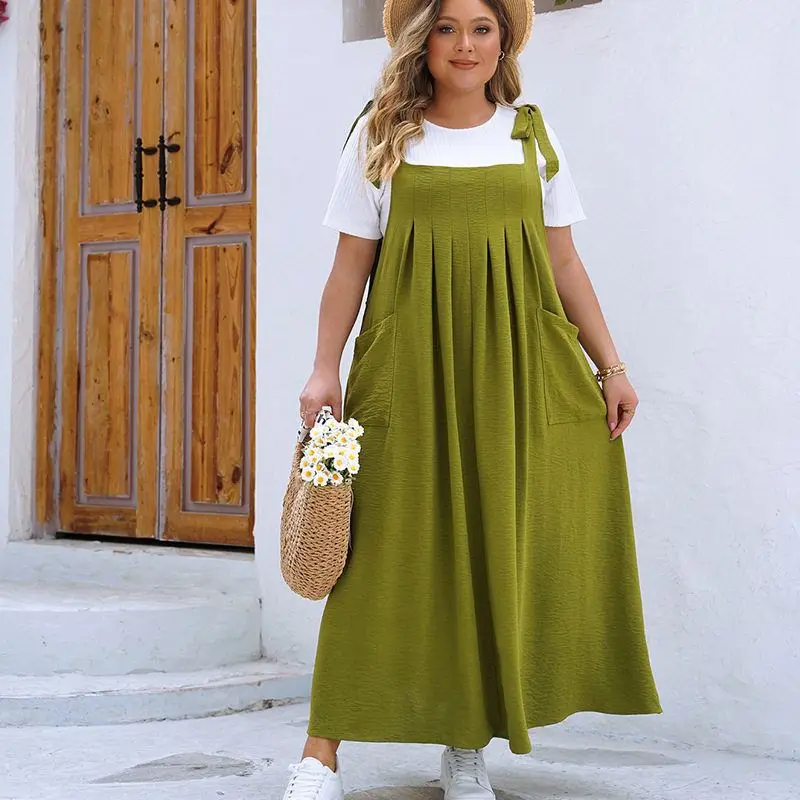 صيف جديد حجم كبير المرأة Faion اللون حزام الدكتور Ele Long Sve ماكسي Dr البوليستر النسيج المطبوعة Dr #3