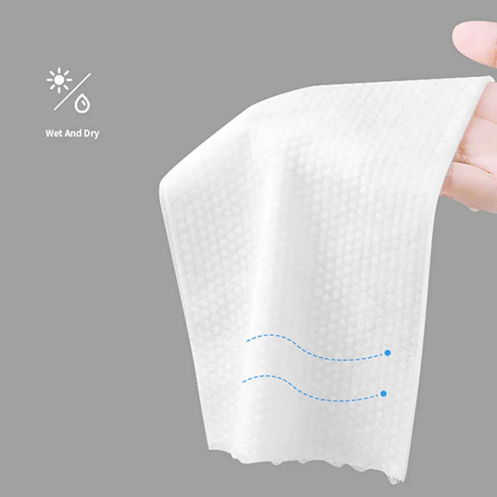 

40Pcs Disposable Cotton Facial Towels Soft Skin Friendly Makeup Remover Quick Hydrating Facial Care Travel Use