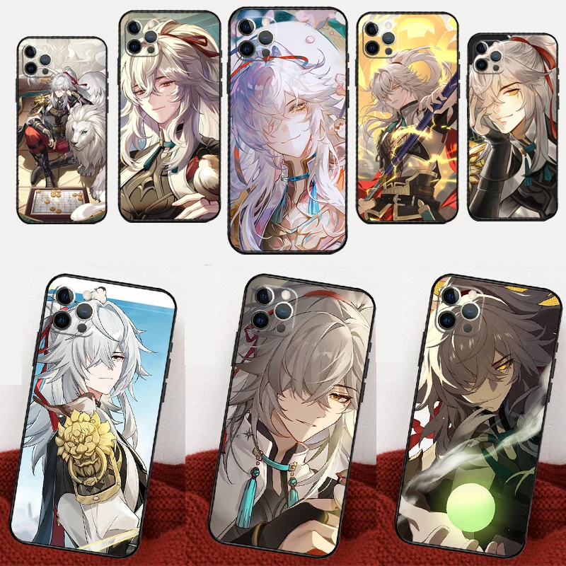 Honkai Star Rail JingYuan Phone Case For iPhone 16 15 13 11 12 14 Pro Max Mini XR X XS Max 6S Plus Cover