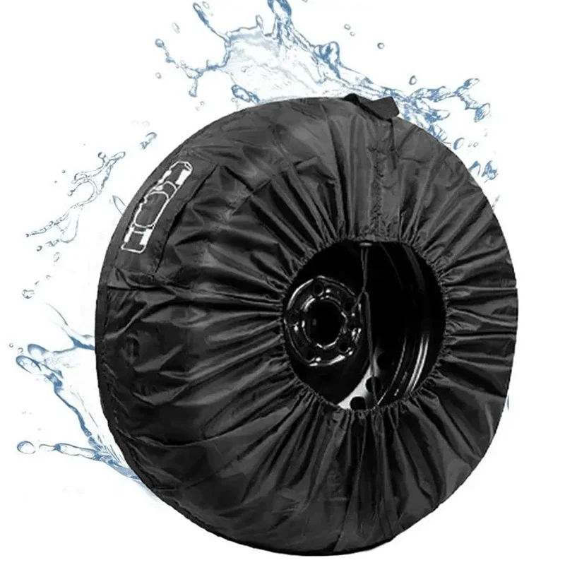 

Car spare tire cover Dust-Resistant but Not Stain-Resistant Tire Cover Snow tire cover protection Polyester Taff Storage Bag