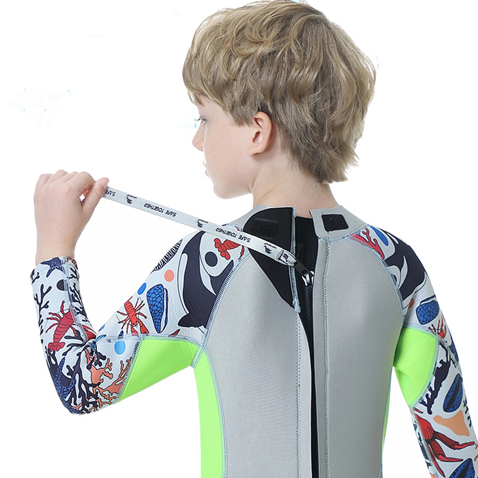 Girls Wetsuit Boys Diving Suits Children's Thermal Surfing Thick Warm 2.5mm Neoprene Anti-UV Swimming Scuba Jellyfish Wear