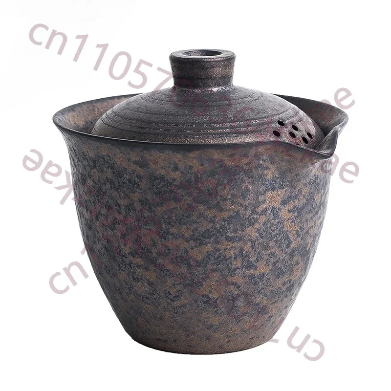 Ceramic Teapots Gaiwan Vintage Chinese Kung Fu Tea Pot 200ml