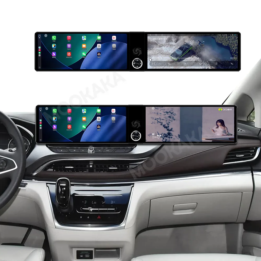 

12,3-дюймовый автомобильный радиоприемник для Buick GL8 2020-2022 с Android Auto, GPS-навигацией, мультимедийным видеоплеером, стереосистемой и головным устройством