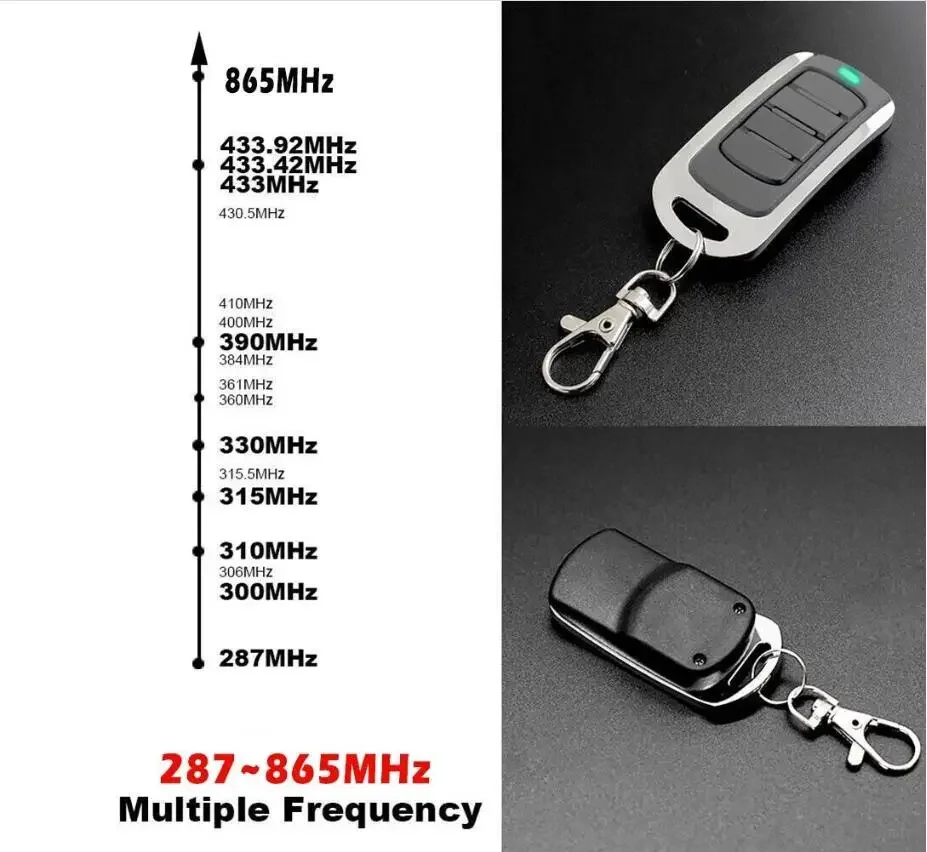 Imagem -04 - Siminor-abridor de Porta de Garagem com Transmissor sem Fio Controle Remoto Duplicador 43392 Mhz Rolling Code Cvxnl 433