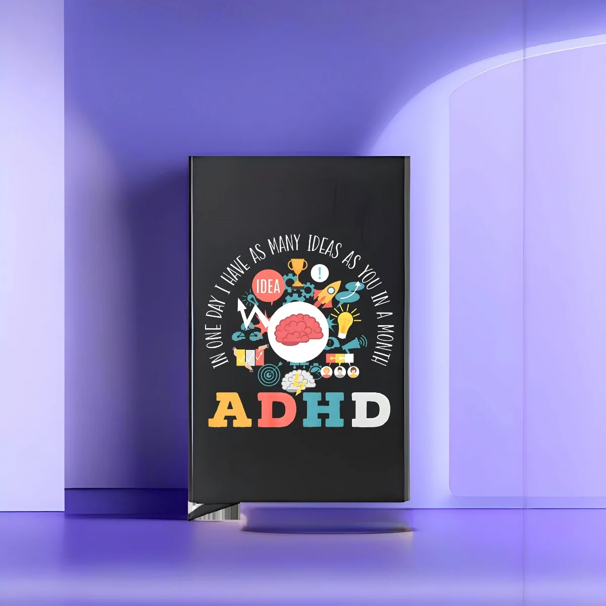 

ADHD 2026, новый стильный модный чехол для карт с принтом, различные варианты цвета, простой в использовании, компактный для ежедневных потребностей