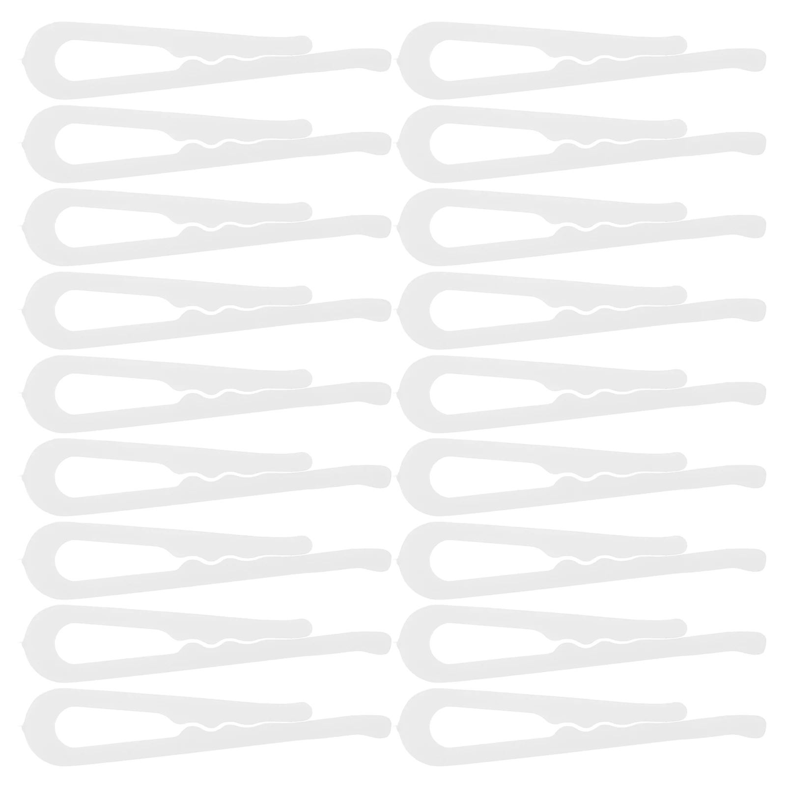 

100pcs Plastic Shirt Reusable Material Rounded Edges Garment Clips For Clothes Socks Underwear Sleepwear Men Women