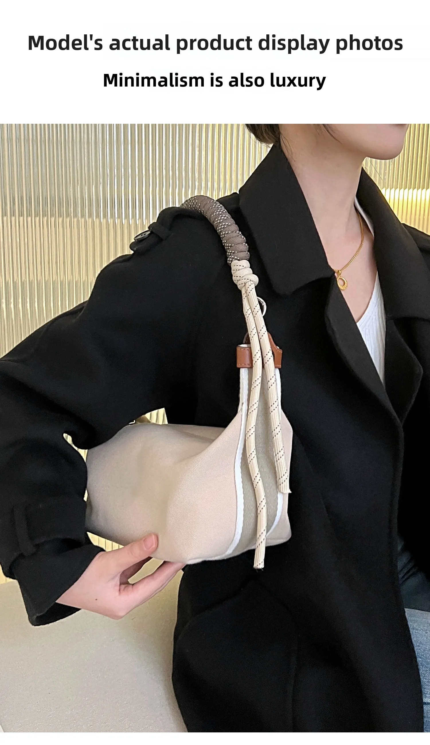 Woven Hand Strap and Underarm Strap Conversion Buckle for Bride a Brace Case S Bag Strap Modification No Damage to Your Bag