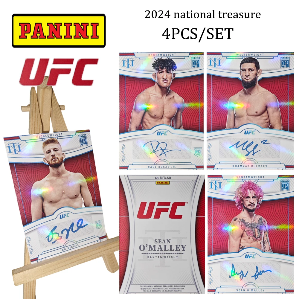 Panini DIY NICKAL CHIMAEV RAUL ROSAS MALLEY 2024 tesoro nacional UFC tarjetas coleccionables refracción color flash regalos de vacaciones