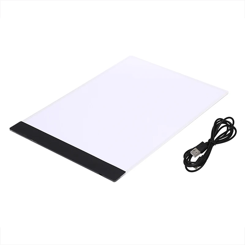 Tablette de dessin LED en acrylique, cailloux d'art fins, planche à dessin, boîte à lumière, tapis de table de lutte, accessoires de peinture, A5