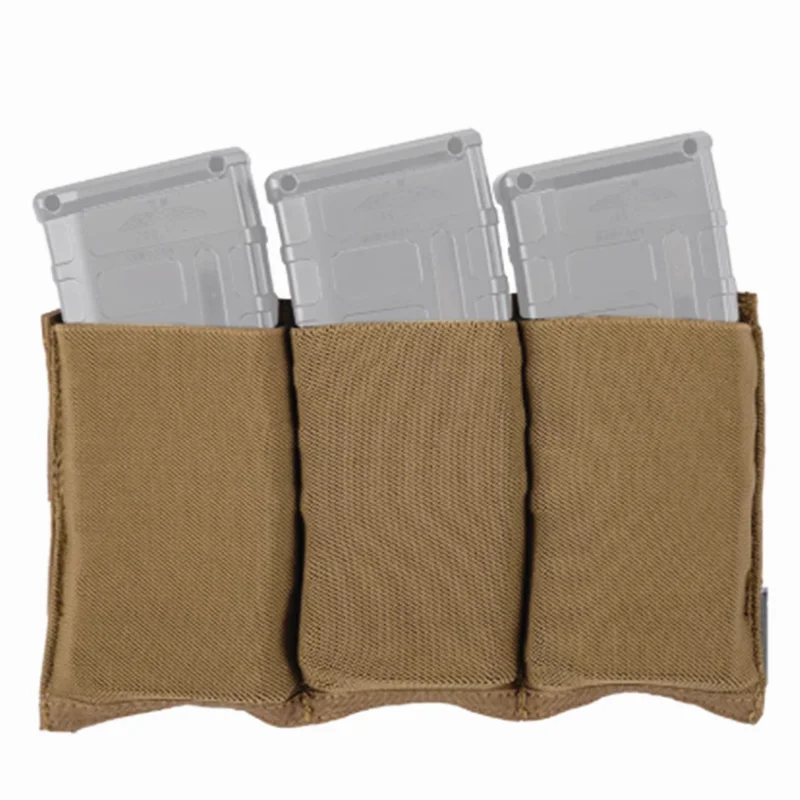 

Tactical Molle Triple Magazine Pouch Quick Release Universal Cartridge Holder Carrier 5.56 Hunting Cartridge Bag Emersongear