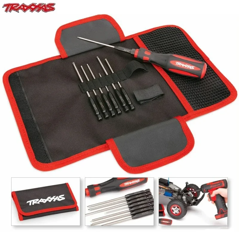 TRAXXAS RC car tra8711 toolkit  hex screwdriver bit handle kit 7-piece set 1.5/2/2.5/3.0mm # 8711