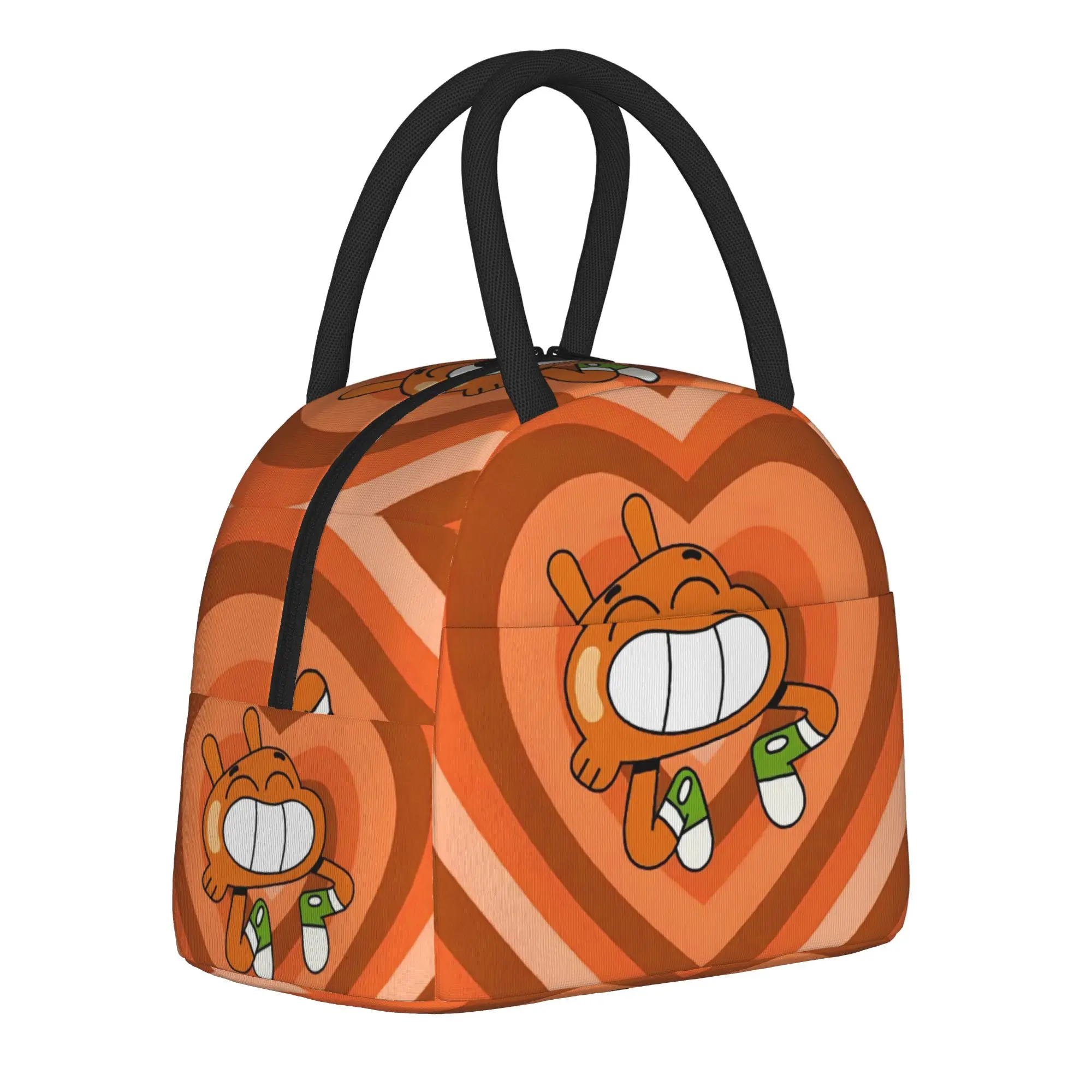 The Amazing World Of Gumballs  Insulated Lunch Bag for Men Women  Food Bag Reusable Thermal Cooler Lunch Box For Work