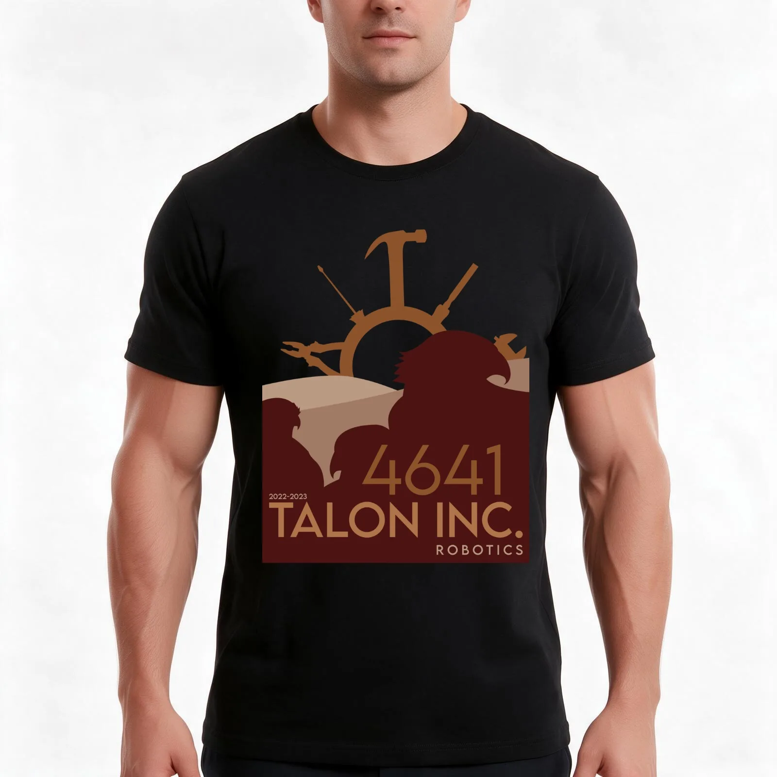 Hawks in the Desert Sun - Talon INC. 2023 T-Shirt, Summer Casual Cotton Tee, Oversized Streetwear Tops, Vintage Graphic Print