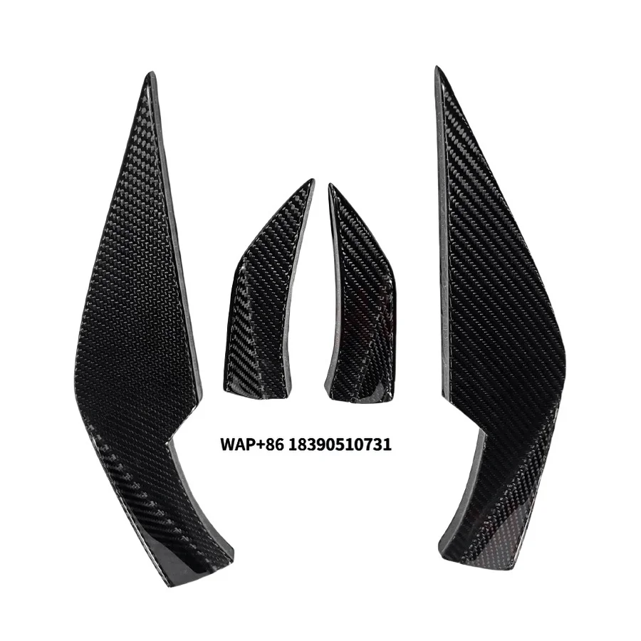 

Suitable for M3 M4 G80 G82 G83 Modification Upgrade Dry Carbon Fiber VS Model Front Bumper Wind Knife