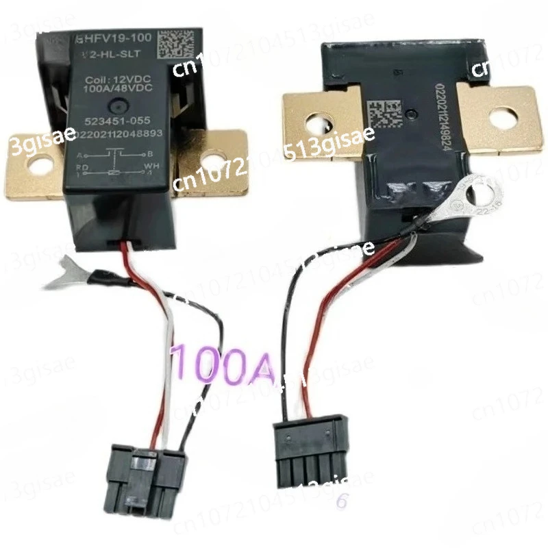 New Relay HFV19-100 12-HL-SLT Coil: 12VDC 100A/48VDC