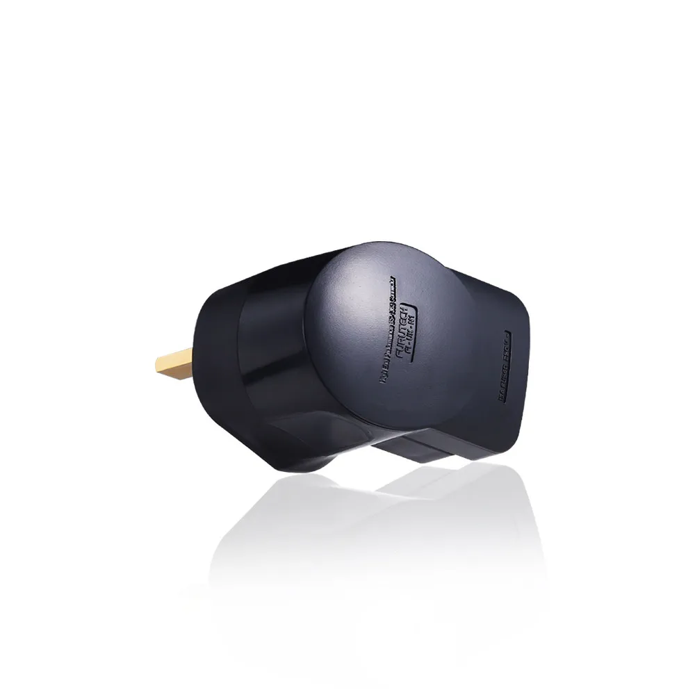 Japanese FURUTECH Furukawa FI-UF-N1 series Truth Copper Gold-plated Bent Type British Standard Power Cord Plug