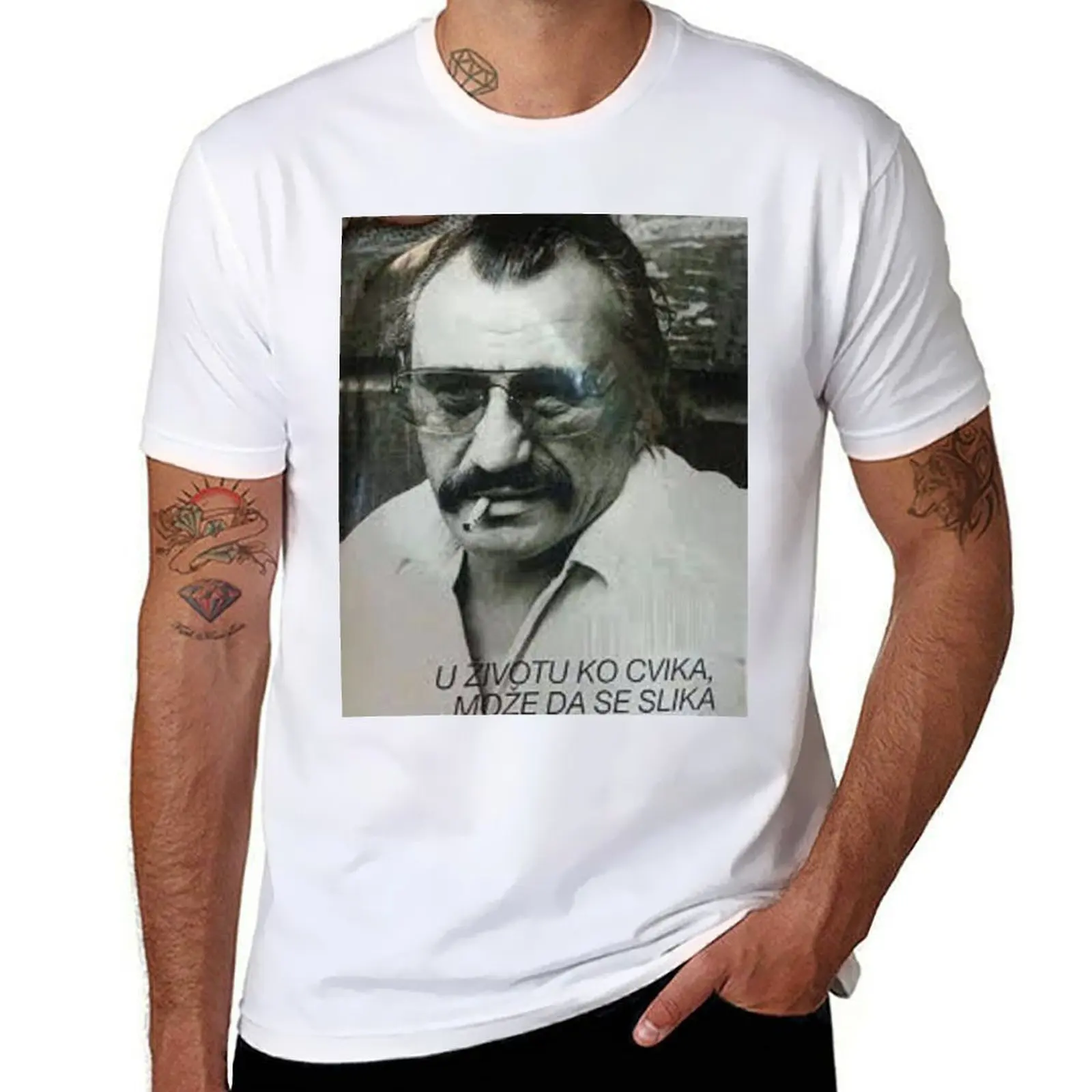 

Zika Pavlovic T-Shirt men t shirt cotton 100% t shirts for man pack white T-Shirt