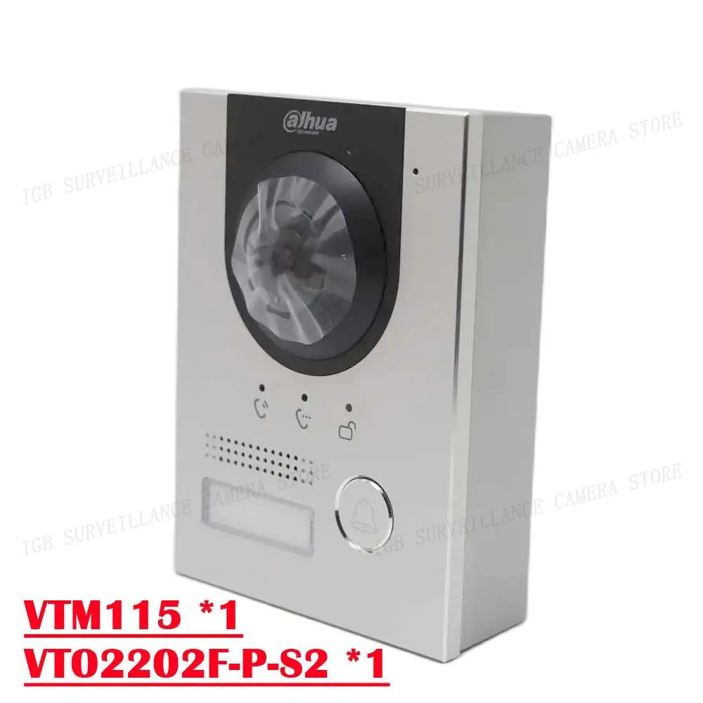 Imagem -06 - Metal Villa Campainha ip Video Intercom Call to Phone App dh Multi-language Poe Vto2202f-p-s2