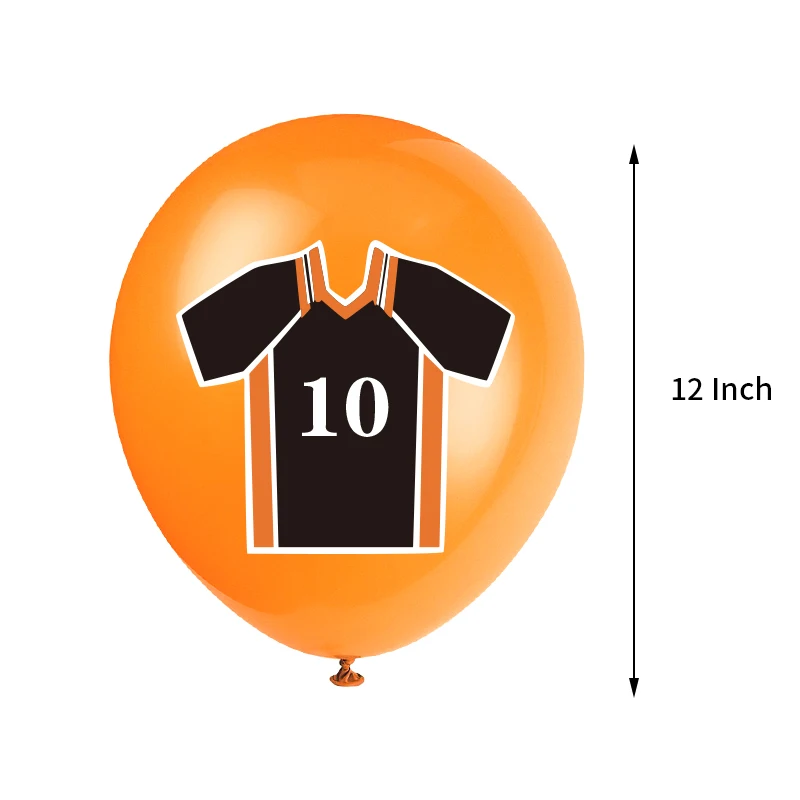 Anime Haikyuu!! Theme Party Favors Paper Banner Cake Topper Latex Balloons Volleyball Hinata Birthday Party Supplies For Kids