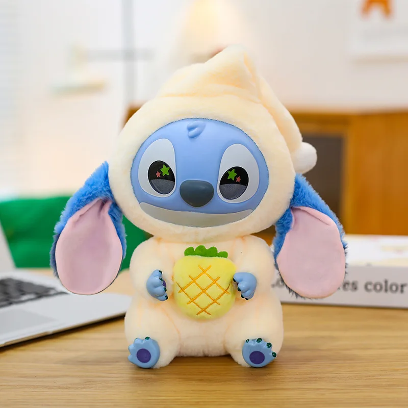 Disney Cute Stitch Plüschtier Blind Box Sammlerstück Gummipuppe Stofftier Kindergeburtstag Weihnachtsgeschenk für Mädchen