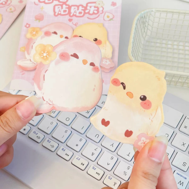 Small animal special shaped cartoon high value portable tearable hanging tape sticky index sticker office school stationery