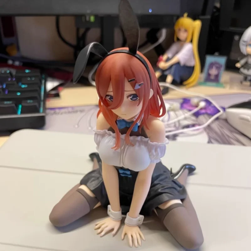 Authentieke TAITO TheQuintessentialQuintuplets Nakano Miku Rabbit Girl Landscape Action Figure Handgemaakte Anime Merchandise Ornament