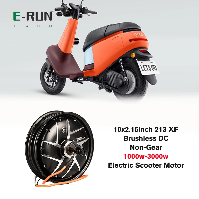 Good Quality 10inch 60v 1500w Drum Brake E-Scooter Brushless Hub Motor