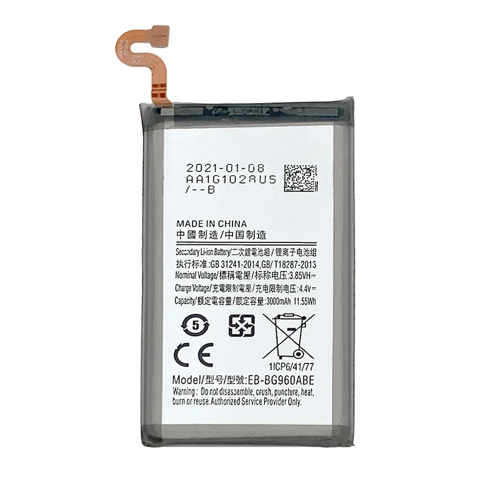 100% nouveau EB-BG960ABE batterie pour Samsung GALAXY S9 G9female G960F SM-G960 pièce de réparation haute capacité téléphone mobile 24.com