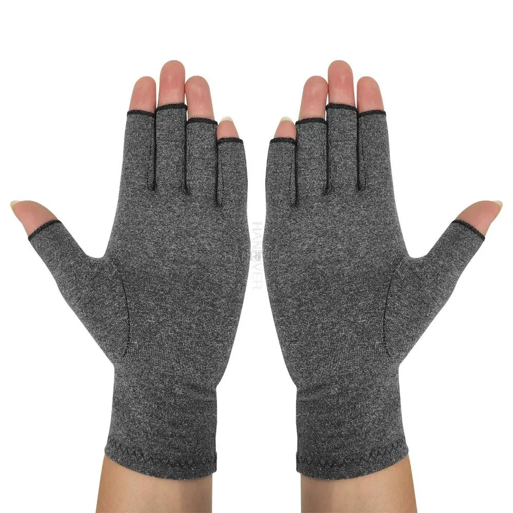 Druckhandschuhe für den Außenbereich, Indoor-Fitness, Kleber, atmungsaktiv, halbe Knöchelschmerzen, Kompressionshandschuhe