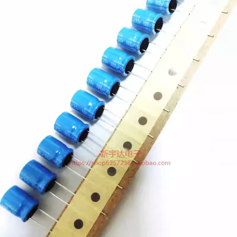 10-100PCS 35V100UF 10X12.5 Nichicon BT original electrolytic capacitor with high temperature resistance of 125 degrees Celsius 1