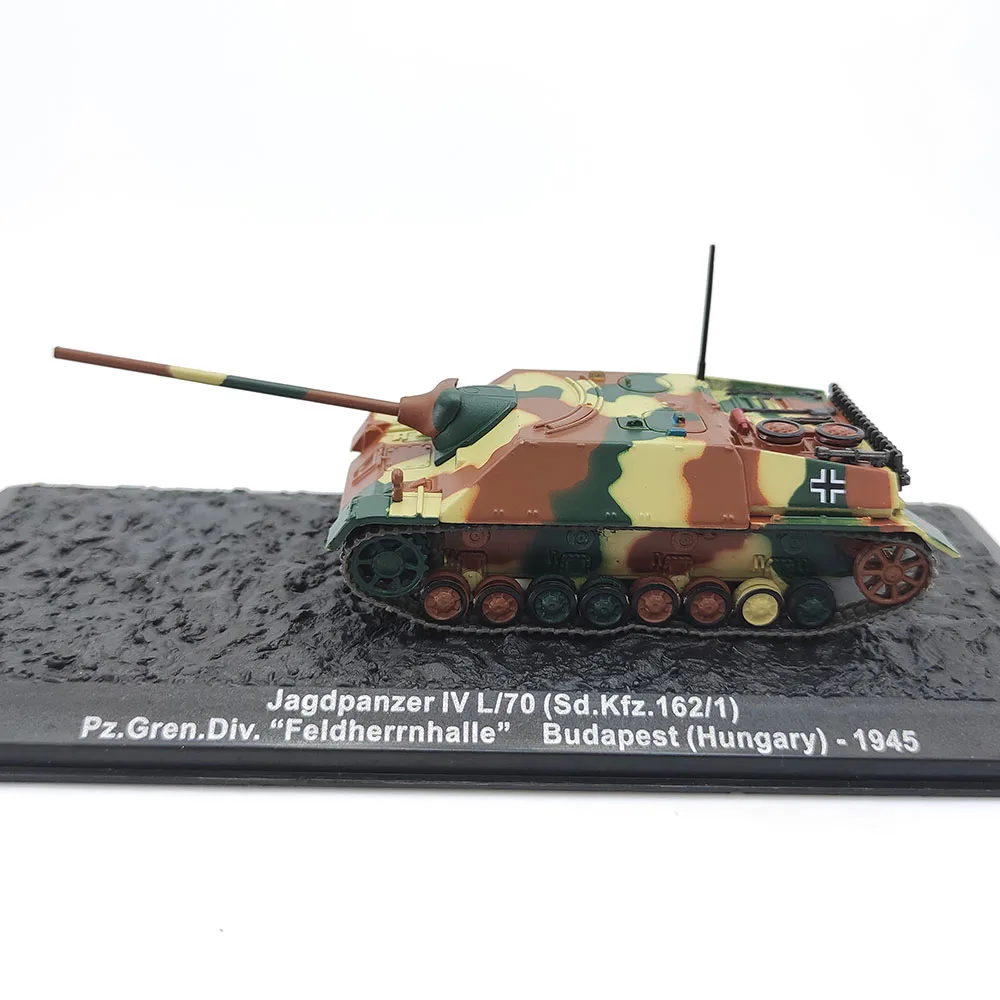 Diecast IXO escala 1:72 Jagdpanzer IV L/70 destructor de tanques alemán tipo 4, pistola antitanque, modelo de coche, juguete coleccionable, regalo, recuerdo