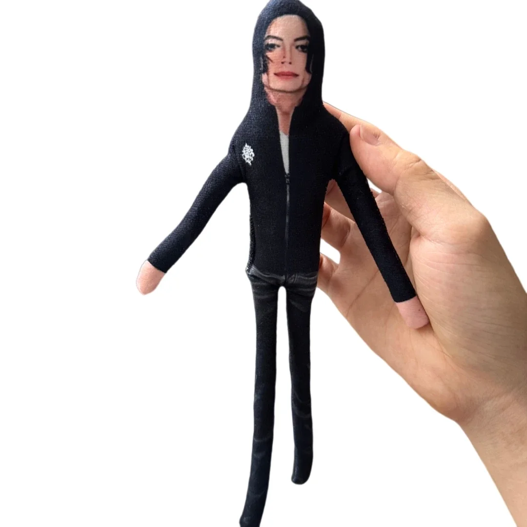 2026 Neuer Stil Michael Jackson Cosplay Prop Puppe Plüsch Stoffpuppe Raumdekoration Abstrakte Bewegliche Gelenke Requisiten Geschenk – Detail 5