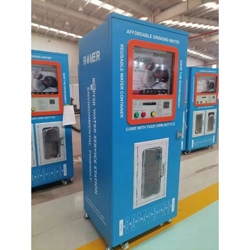 

Factory China Self-service Water Vending Station Water Machine RO Reverse Osmosis Coin Operated Chilled Water Vending Machines