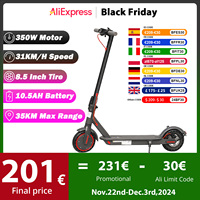 AOVOPRO ES80 Electric Scooter 350W Motor 10.5AH Battery 31KM/H Max Speed 35KM Super Range 8.5Inch Folding Adults APP Scooter