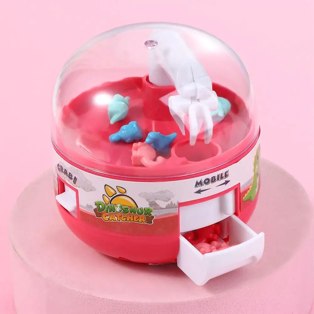 

Stress Relief Toddler Activity Hand-eye Coordination Capsule Catcher Mini Claw Machine Capsule Catch Dinosaur Game